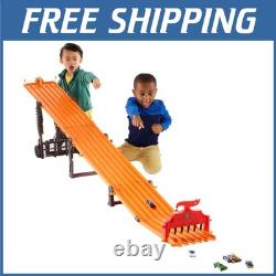 Interactive Toy Car Raceway with 6 Vehicles