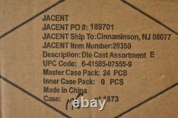 Jacent Die Cast Assortment 24 Pack Mini Toy Cars Assorted Vehicles 20350