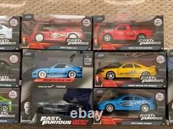 Jada Fast And Furious 132 car toys LOT of 14 Vehicles