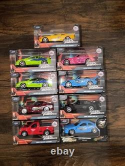 Jada Toys Fast & Furious Diecast Lot 9 Cars 132 Scale Movie Vehicles