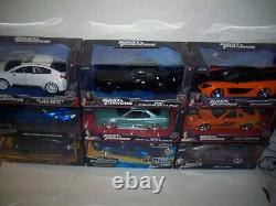 Jada Toys Fast and Furious 124 Case Of 9 Cars Diecast Vehicles Assorted