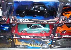 Jada Toys Fast and Furious 124 Case Of 9 Cars Diecast Vehicles Assorted