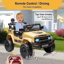Jeep Licensed 12V Kids Ride On Car Toy Electric Truck OFF-ROAD Vehicle Kids Gift