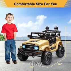 Jeep Licensed 12V Kids Ride On Car Toy Electric Truck OFF-ROAD Vehicle Kids Gift