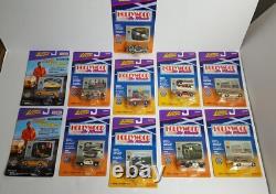 Johnny Lightning Hollywood On Wheels Collection Complete Set of 9 Vehicles