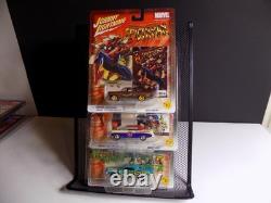 Johnny Lightning Marvel Superhero die-cast cars lot 36 vehicles new on card Johnny Lightning Marvel Superhero die-cast cars lot 36 vehicles new on card