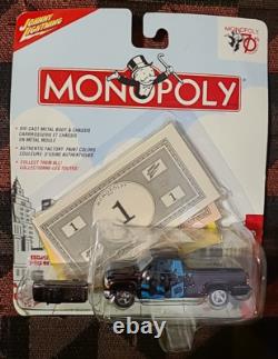 Johnny Lightning Monopoly 70th Anniversary Set of 12 Vehicles and Game Tokens
