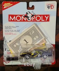 Johnny Lightning Monopoly 70th Anniversary Set of 12 Vehicles and Game Tokens