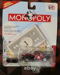Johnny Lightning Monopoly 70th Anniversary Set of 12 Vehicles and Game Tokens