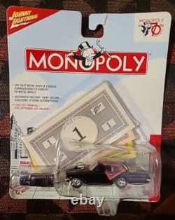 Johnny Lightning Monopoly 70th Anniversary Set of 12 Vehicles and Game Tokens