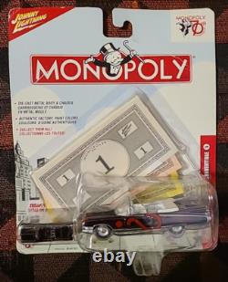 Johnny Lightning Monopoly 70th Anniversary Set of 12 Vehicles and Game Tokens