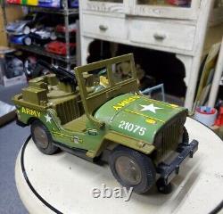 Junior Toy Tin Toy Car ARMY 21075 JEEP F/S FEDEX