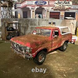 Junkyard Cars 1978 Ford Bronco Barn Find Cars 124 DIECAST Red