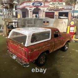 Junkyard Cars 1978 Ford Bronco Barn Find Cars 124 DIECAST Red