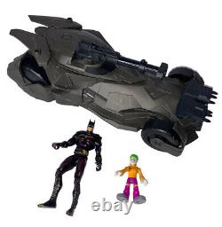 Justice League Cannon Blast Batmobile Batman Toy Vehicle Car 16 inch 2016 Mattel