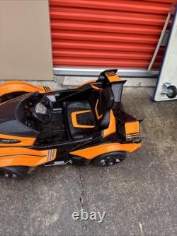 Kids 12V Ride On Car Electric Vehicle Toy with LED Light, Music Play needs battery