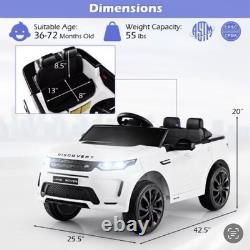 Kids 12V Ride On Car Licensed Land Rover Electric Vehicle with Remote Control