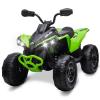 Kids 12v Ride On Toy Atv Car Electric Vehicle, Withled Lights, Bluetooth, Music, Usb