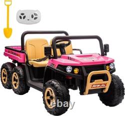 Kids 24V Ride On Dump Truck UTV Electric Ride On Car Toys Vehicles with Dump Bed