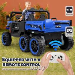 Kids 2 Seater Ride on Car 24V Electric Dump Truck 4WD UTV withParental Remote LED
