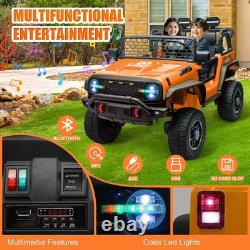 Kids 2 Seater Ride on Car 24V Electric Vehicles 4WD/2WD withParental Remote &Music