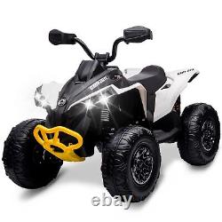 Kids ATV 12V Ride on Toy Car 4 Wheeler Quad Electric Vehicle with LED Light Music