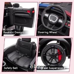Kids Electric Car 12V Licensed Challenger with Remote, Music, Soft-Start Safety