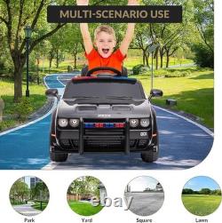Kids Electric Car 12V Licensed Challenger with Remote, Music, Soft-Start Safety