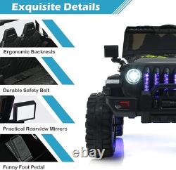 Kids Electric Car with Remote Control & Adjustable Seat Belt