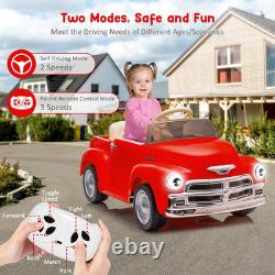 Kids Electric Cars to Drive with Parent Remote, Mp3, Licensed Chevrolet 12V Ride