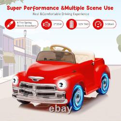 Kids Electric Cars to Drive with Parent Remote, Mp3, Licensed Chevrolet 12V Ride