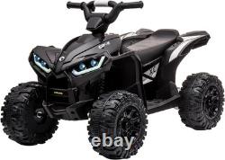 Kids Ride On ATV, 4 Wheeler Electric Vehicle for Toddlers, Toy Car with LED, Music