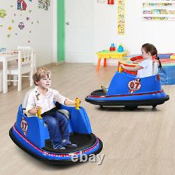 Kids Ride On Bumper Car 6V Vehicle 360° Spin Race Toy with Remote Control Navy