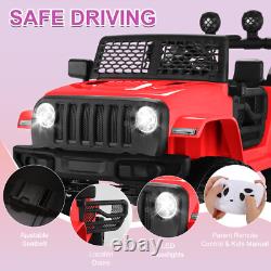 Kids Ride On Car ATV 12V 24V Jeep Truck Electric Vehicle Toy with LED Light Music