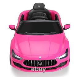 Kids Ride On Car Maserati 12V Rechargeable Toy Vehicle with MP3 Remote Control