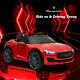 Kids Ride On Car Maserati 12v Rechargeable Vehicle Toys With Mp3 Music Player Red