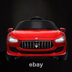 Kids Ride On Car Maserati 12V Rechargeable Vehicle Toys with MP3 Music Player Red