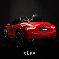 Kids Ride On Car Maserati 12V Rechargeable Vehicle Toys with MP3 Music Player Red