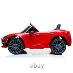 Kids Ride On Car Maserati 12V Rechargeable Vehicle Toys with MP3 Music Player Red