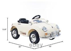 Kids Ride-On Car with Remote Control Classic Kids' Electric Vehicle 6V Ba