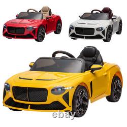 Kids Ride On Toy Car 12V Battery Powered Vehicle 3 Speed Remote Control USB LED