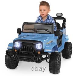 Kids Ride on Car Electric Vehicles with Remote Control & Bluetooth LED Lights
