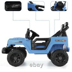 Kids Ride on Car Electric Vehicles with Remote Control & Bluetooth LED Lights
