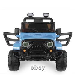 Kids Ride on Car Electric Vehicles with Remote Control & Bluetooth LED Lights