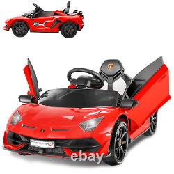 Kids Ride on Car Licensed Lamborghini 70W Electric Vehicles Toy Hydraulic Doors