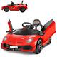 Kids Ride On Car Licensed Lamborghini 70w Electric Vehicles Toy Hydraulic Doors