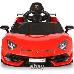 Kids Ride on Car Licensed Lamborghini 70W Electric Vehicles Toy Hydraulic Doors