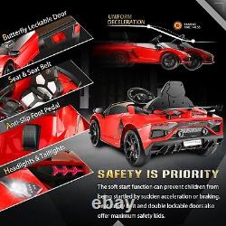 Kids Ride on Car Licensed Lamborghini 70W Electric Vehicles Toy Hydraulic Doors