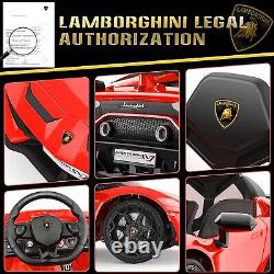 Kids Ride on Car Licensed Lamborghini 70W Electric Vehicles Toy Hydraulic Doors