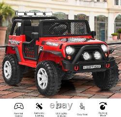 Kids Ride on Jeep Car Truck 12V Electric Toys Vehicles with Remote Control Gifts